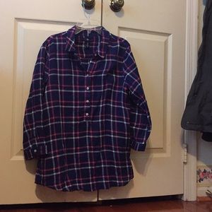 3/4 Sleeve GAP Flannel